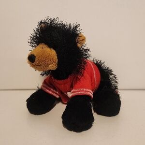 6” Ganz Webkinz Black Bear w/ T-Shirt Plush Stuffed Animal